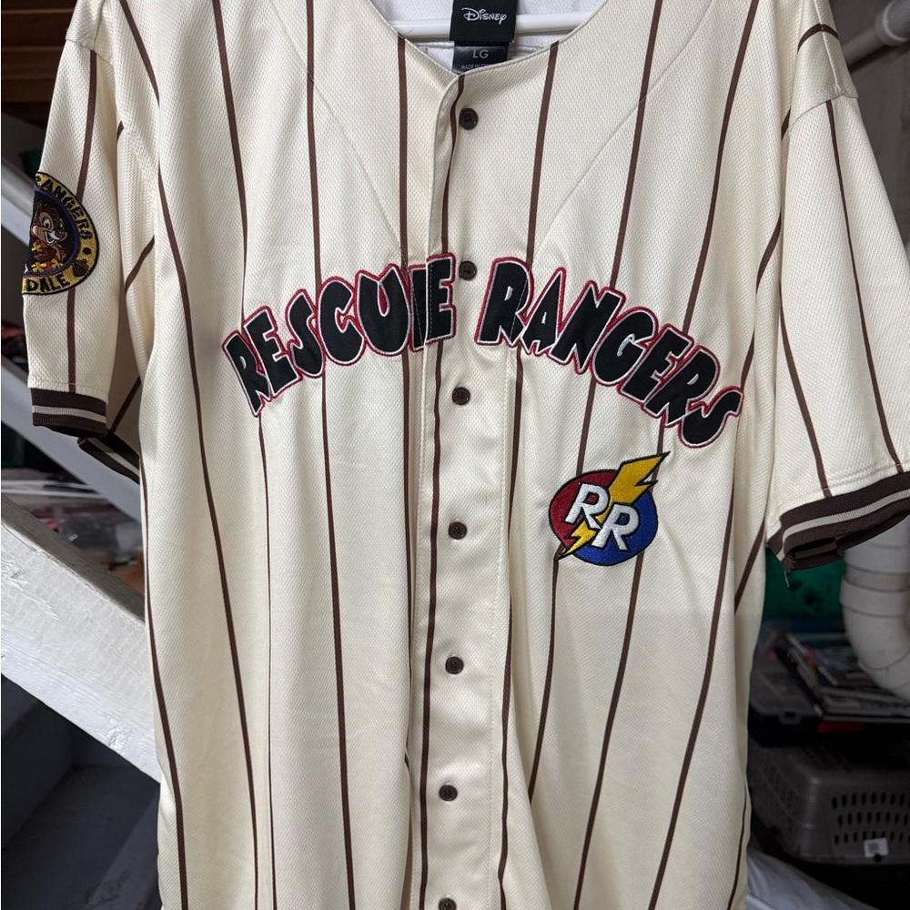 Disney Rescue Rangers Baseball Jersey Size Large